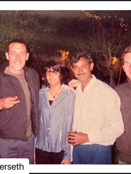 This photo from two decades ago shows our gaffer Kamlesh with cinematographer Anil Mehta on the sets of 'Holy Smoke' and 'Earth 1947'. Our legacy is built on these long term collaborations and our commitment to training generations of skilled lighting professionals.