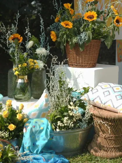 Vibrant Haldi & Mehendi Functions photo 29