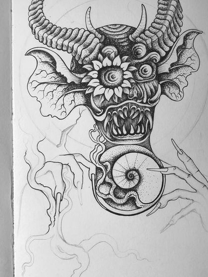 Ankita Bhattacharya - Tattoo Design Surreal & Symbolic Designs photo 140