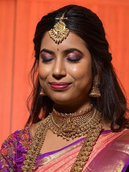 Makeovers by Ramya - Bridal & Special Occasion Makeup Glamorous Reception & Sangeet Styles photo 24