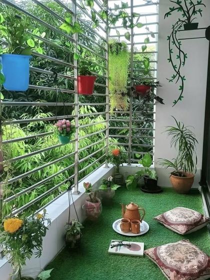 Designing with a Touch of Sweetness - Balcony Makeovers Cozy Seating Nooks photo 6