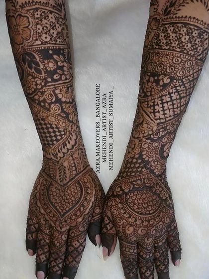 Azra Mehendi - Mehendi Artistry Full Bridal Mehendi photo 83