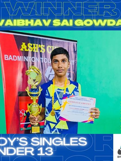 Manoj Kumar - Badminton Coaching for Kids & Youth Our Tournament Champions photo 13