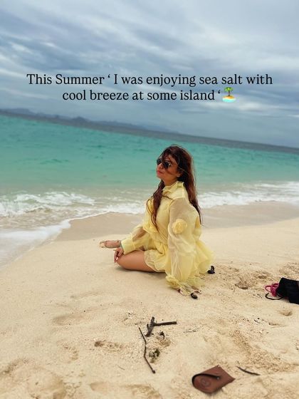 Enjoying the sea salt and cool breeze on a beautiful island in Thailand.