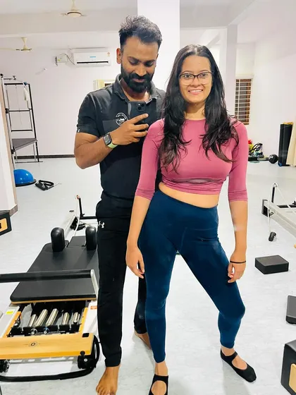 A selfie with a dedicated client. Seeing my clients smile after a tough workout is the best feeling.
