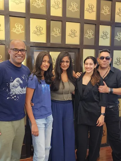 A fun group shot with a family of happy clients. We love being the trusted salon for the entire family's hair needs.