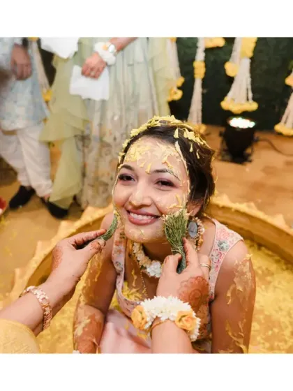 WhatKnot - Wedding Photography & Videography The Haldi Edit: Colours, Chaos & Laughter photo 16