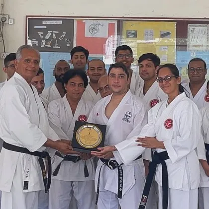 A group of our senior instructors and students honoring Sensei Kaivan Fatakia for his guidance. We believe in learning from the best to be the best.
