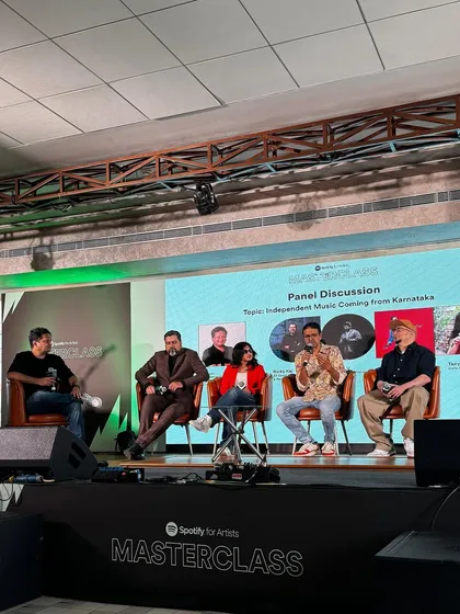 It was an honour to sit on a panel for the Spotify for Artists Masterclass alongside some legendary Indian artists. We discussed navigating the independent music scene, and it was a privilege to be recognized as an expert in my field.