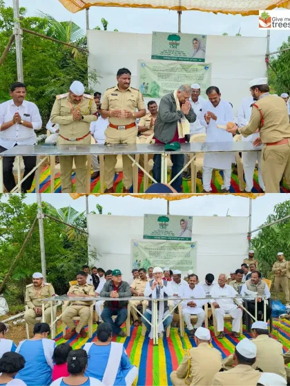 Attending a formal event as the Chief Guest for the Sant Nirankari project. It's an honor to be recognized, but the real reward is seeing the community's passion for the environment.