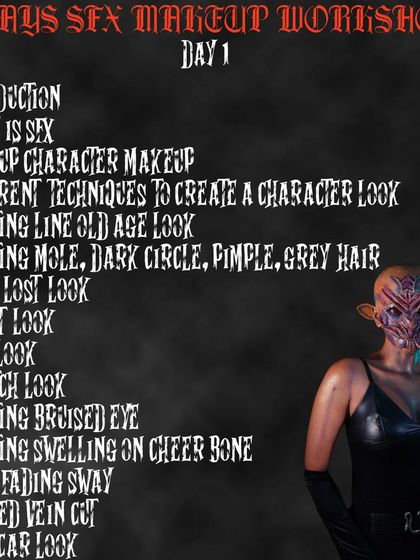 Keerthiraj Shetty - SFX & Prosthetic Makeup: Services & Masterclasses Hands-On SFX Masterclass photo 8