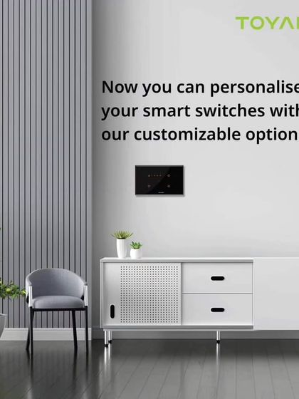 This image reiterates our ability to provide personalized smart switches from Toyama to match your home's unique style.