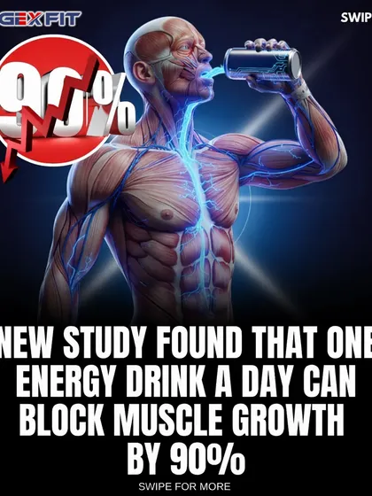 Many people reach for energy drinks for a pre-workout boost, but they can sabotage your gains. The combination of high sugar and caffeine spikes cortisol, which can interfere with muscle protein synthesis and disrupt the recovery process where growth actually happens.
