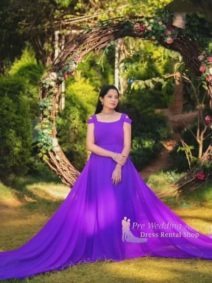 Pre Wedding Attire - Pre-Wedding Outfit Rental Dramatic Flying & Trail Gowns photo 4