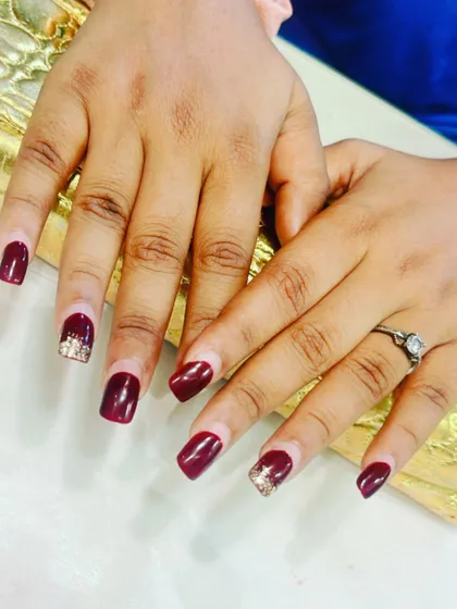 Proof of quality and durability. This client's nail extensions are still going strong after 60 days. With proper care and timely refills, your nails can last for weeks.