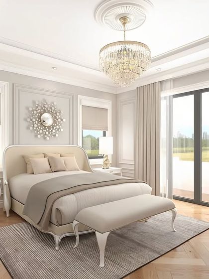 Dreaming in Colors & Textures - Modular Interiors & Room Renovation Serene Master Bedrooms photo 36