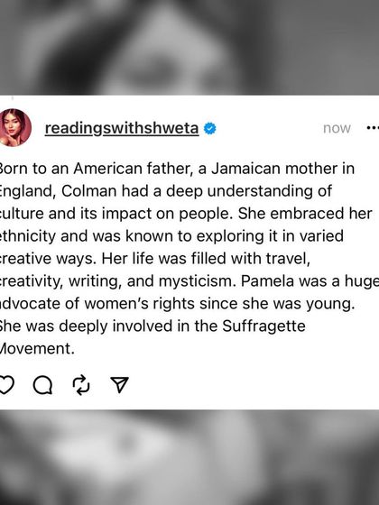 Pamela Colman Smith was an incredible artist, a member of the Golden Dawn, and an advocate for women's rights. Despite her immense contribution, she was overshadowed, received no credit, and died broke. We honor her by calling the deck the "Smith-Waite" deck.