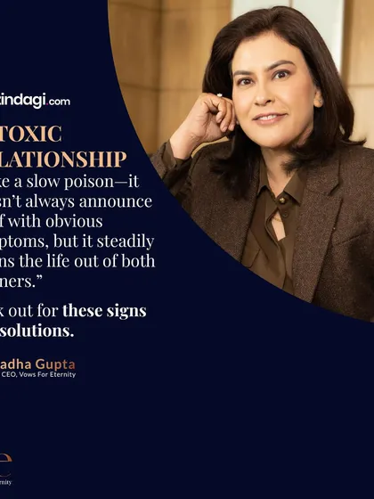 A toxic relationship is like a slow poison. I spoke with HerZindagi about how to recognize the early warning signs and the steps you can take to protect your emotional health.