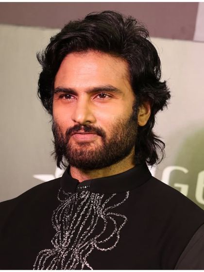 With actor Sudheer Babu at the Filmfare Glamour and Style Awards. It is a privilege to connect with style icons who understand that true style comes from inner confidence.