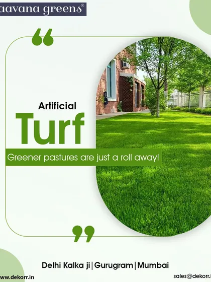Greener pastures are just a roll away with my artificial turf. This image captures the essence of a beautiful, maintenance-free lawn that stays lush and perfect throughout the year, regardless of the season.
