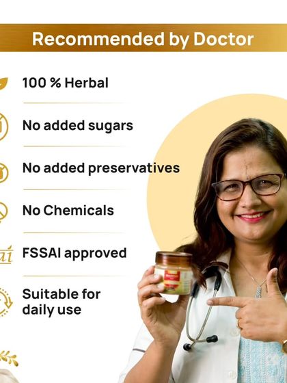 As a doctor, I ensure my products are safe and pure. Keshya Yog is 100% herbal, FSSAI approved, and contains no added sugars or preservatives, making it suitable for daily use.