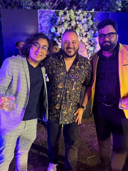 One with my favorite stand-up artist, Appurv Gupta. It's always fun to be part of events that bring different kinds of entertainers together.