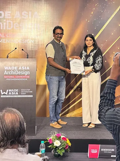 We were honored to have our co-founder, Surbhi Singhal, recognized in the Top Architect of the Year category at WADE ASIA. This award reflects our studio's commitment to a design approach that is thoughtful, rooted, and enduring.