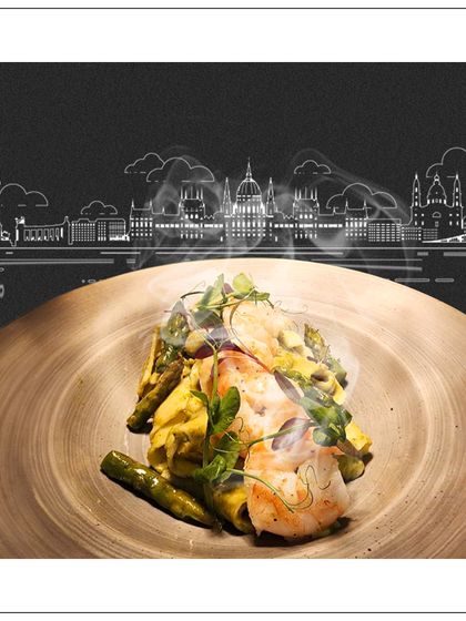 From Budapest to your next event, we are prepared to bring the best of world cuisine. This dish of prawns and asparagus was a highlight from our international menu.