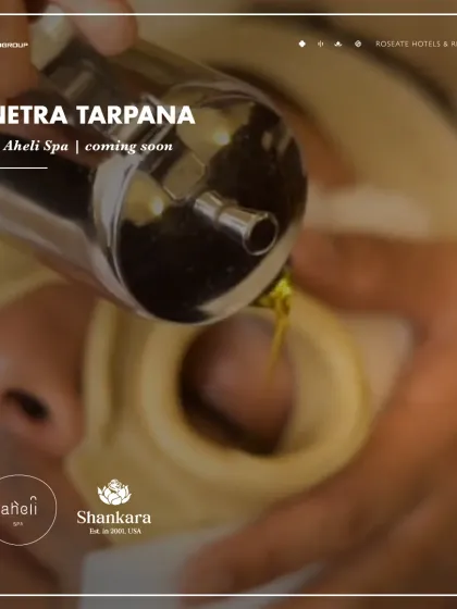 For eyes tired from screens and daily strain, we offer Netra Tarpana. This specialized Ayurvedic treatment involves creating a pool of lukewarm, medicated ghee over the eyes to soothe, nourish, and rejuvenate them. It is a truly unique therapy for a very modern problem.