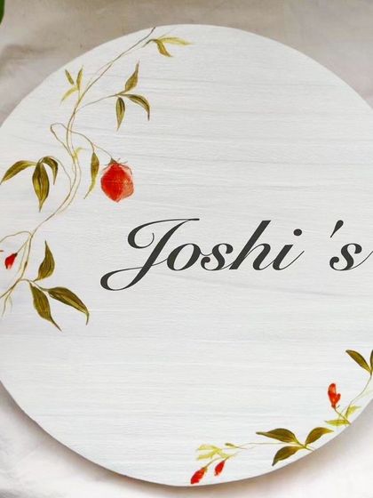 Mirakhi Design Studio - Bespoke Art Pieces & Decor Custom Hand-Painted Nameplates photo 12