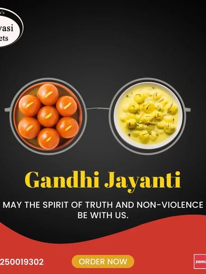 On Gandhi Jayanti, may the spirit of truth and non-violence be with us. A simple and pure meal to honor a great soul.