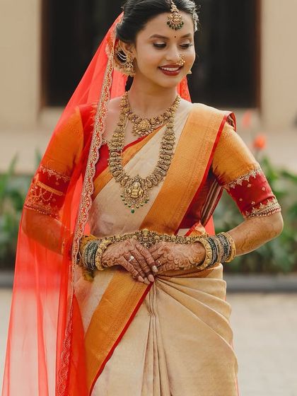 Anthariya by Nidhi Gowda - Custom Bridal & Occasion Wear Grand Bridal Sarees & Muhurtham Wear photo 15