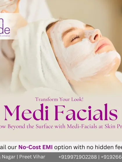 Glow beyond the surface with our medi-facials. These treatments are designed to rejuvenate, hydrate, and revitalize your skin for a truly radiant complexion.