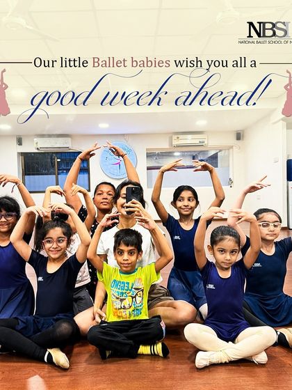 Our little ballet babies from our class that includes boys and girls, wishing you a good week ahead. Their energy is infectious.