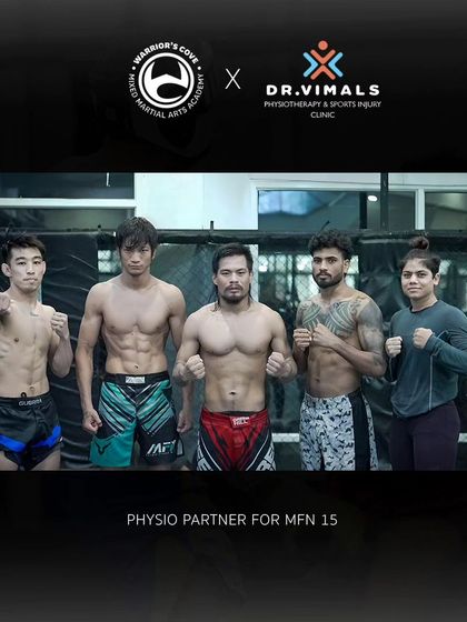 As the official physio partner for MFN 15, we support the fighters from Warrior's Cove. Our expertise in sports rehabilitation is crucial for their preparation and recovery in the demanding sport of MMA.