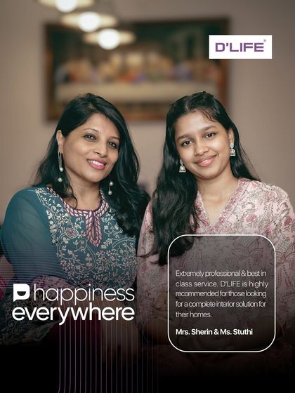 Mrs. Sherin and Ms. Stuthi found our service to be extremely professional and best-in-class. They highly recommend us for a complete and classy interior solution.