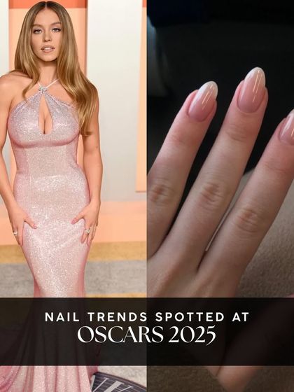 The Oscars 2025 red carpet was all about timeless beauty. We can recreate this elegant, natural nail look spotted on Sydney Sweeney for a touch of Hollywood glam.