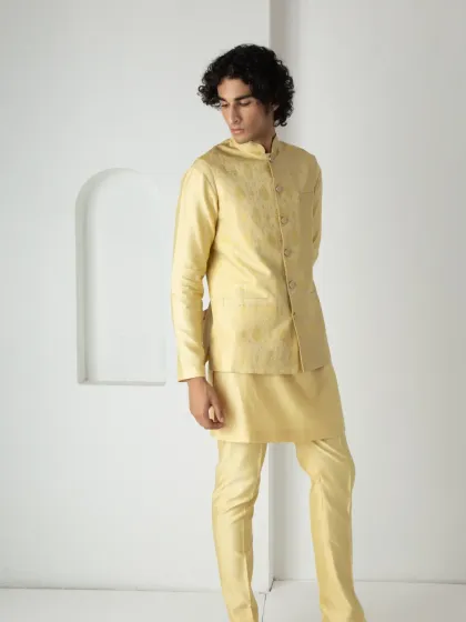 This collection represents the full scope of my menswear styling. It includes everything from intricately embroidered sherwanis and modern printed kurtas to sharply tailored indo-western looks, ensuring every man is impeccably dressed for any celebration.