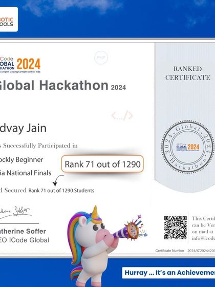 Roboticschools - STEM Competition Training Competition Wins & Global Recognition photo 7