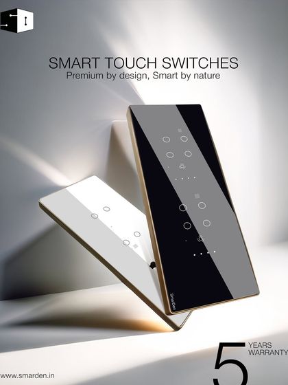 Premium by design, smart by nature. I stand by the quality of my work, which is why these elegant touch switches come with a 5-year warranty. This is an investment in both style and reliability.