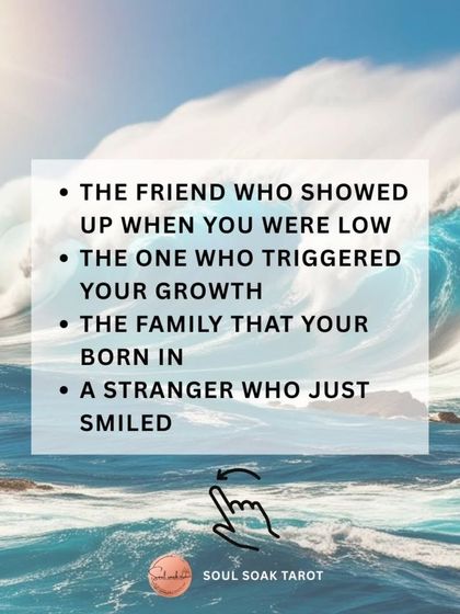 A karmic connection can be the friend who showed up when you were low, the person who triggered your growth, or even a stranger who just smiled. They are all part of your story.
