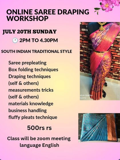 This online workshop included business handling tips, helping students who want to start their own home-based service.