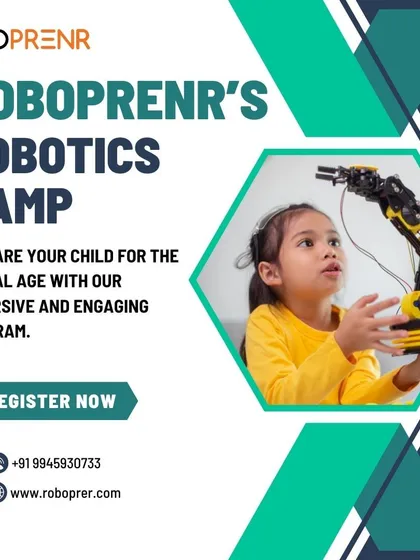Prepare your child for the digital age with our immersive and engaging robotics camp program. Give them the gift of innovation this summer.