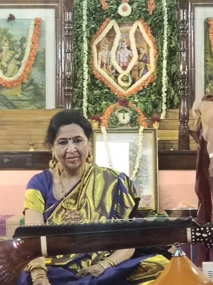 An unforgettable concert at the Seshadripuram Ramanavami festival, where it rained heavily throughout. Playing with the sound of the downpour was a surreal and unique experience in my 50-year career.