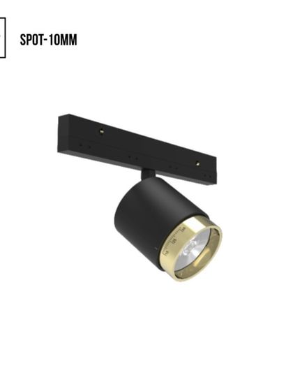 This 10mm spotlight for our magnetic track system features a beam angle that is adjustable from 15 to 36 degrees. It's a versatile tool for highlighting specific objects or architectural details.