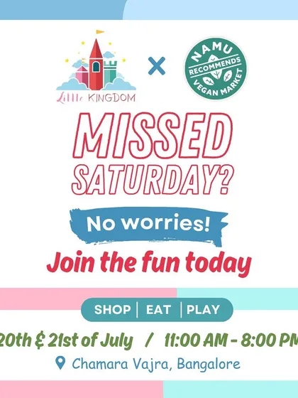 Missed Saturday? No worries! This graphic reminds everyone that our events run through the weekend, so there's always another chance to join the fun.