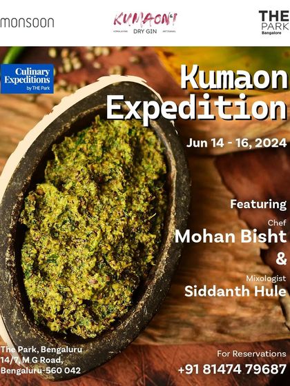 A closer look at the Bhangir ki Chutney from our Kumaon Expedition menu, a traditional dish made with herbs and spices from the Himalayan region.