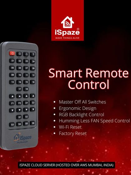 For days when you don't want to use your phone or voice, our smart remote is the perfect solution. It has an ergonomic design and can control all switches, fan speed, and even the RGB backlight.
