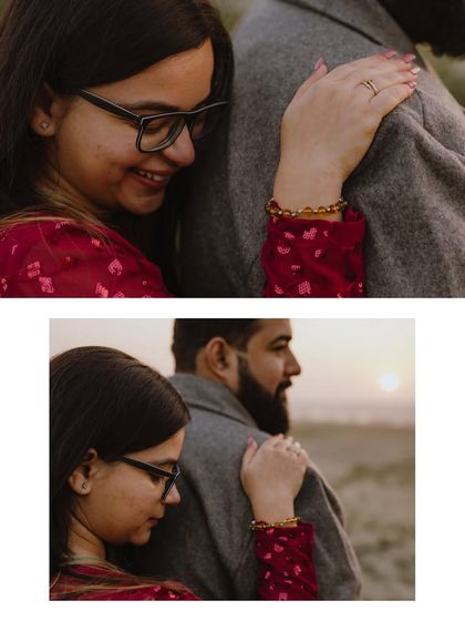A collage of tender moments, highlighting the quiet and gentle affection that defines their relationship.