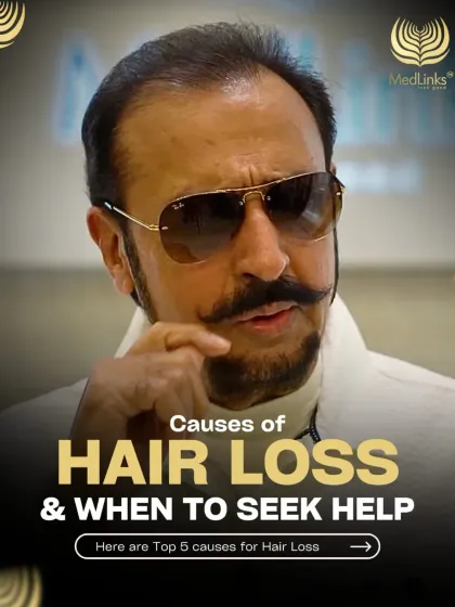 This series breaks down the top causes of hair loss and helps you understand when it's time to seek professional help.